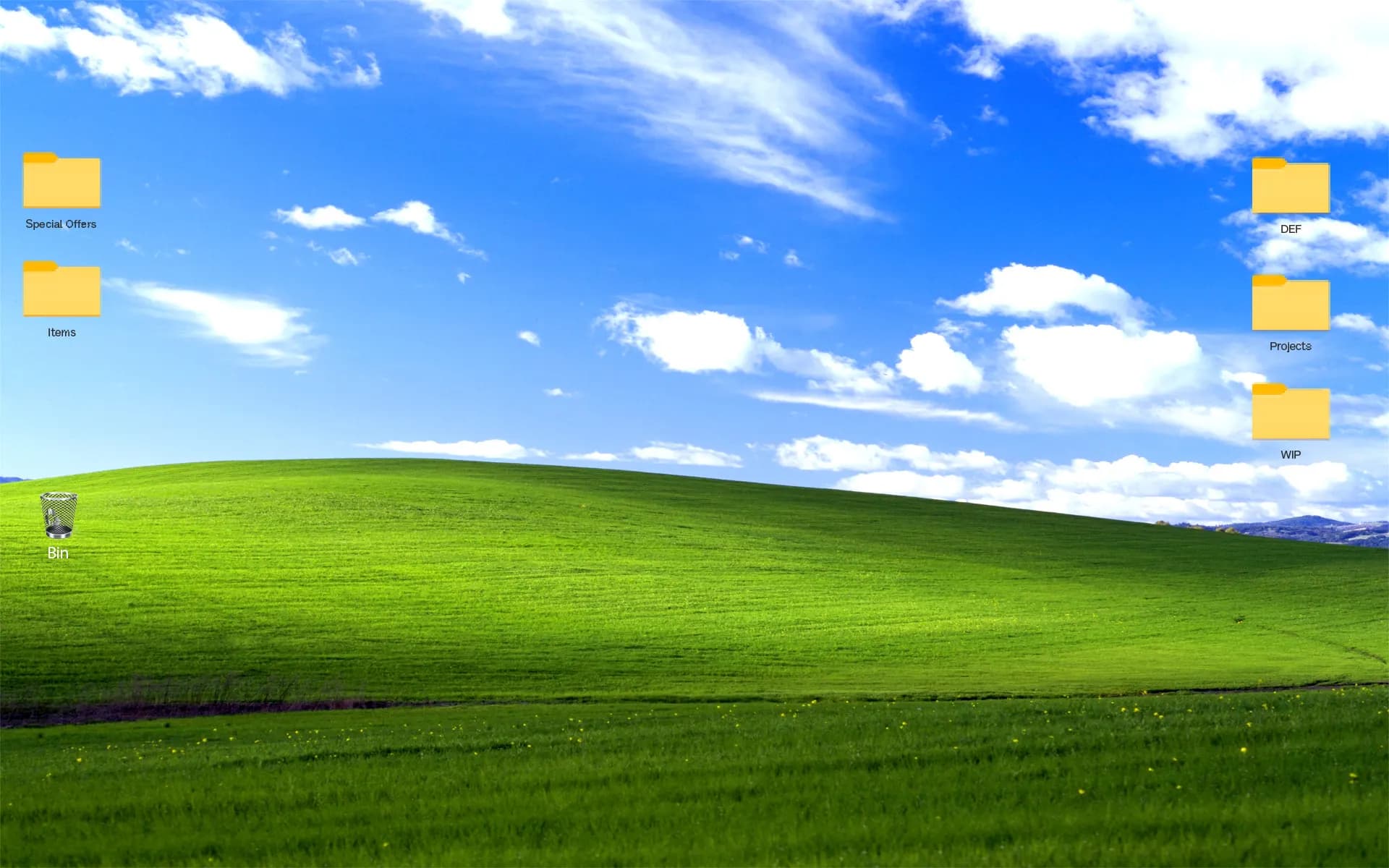 Old Windows version wallpaper